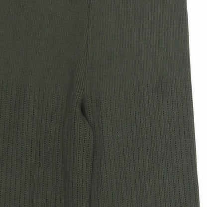 Womens UK Size S Yu & Me Regular Fit  Green Trousers