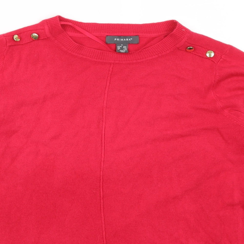 Primark Womens Pink   Pullover Jumper Size 10