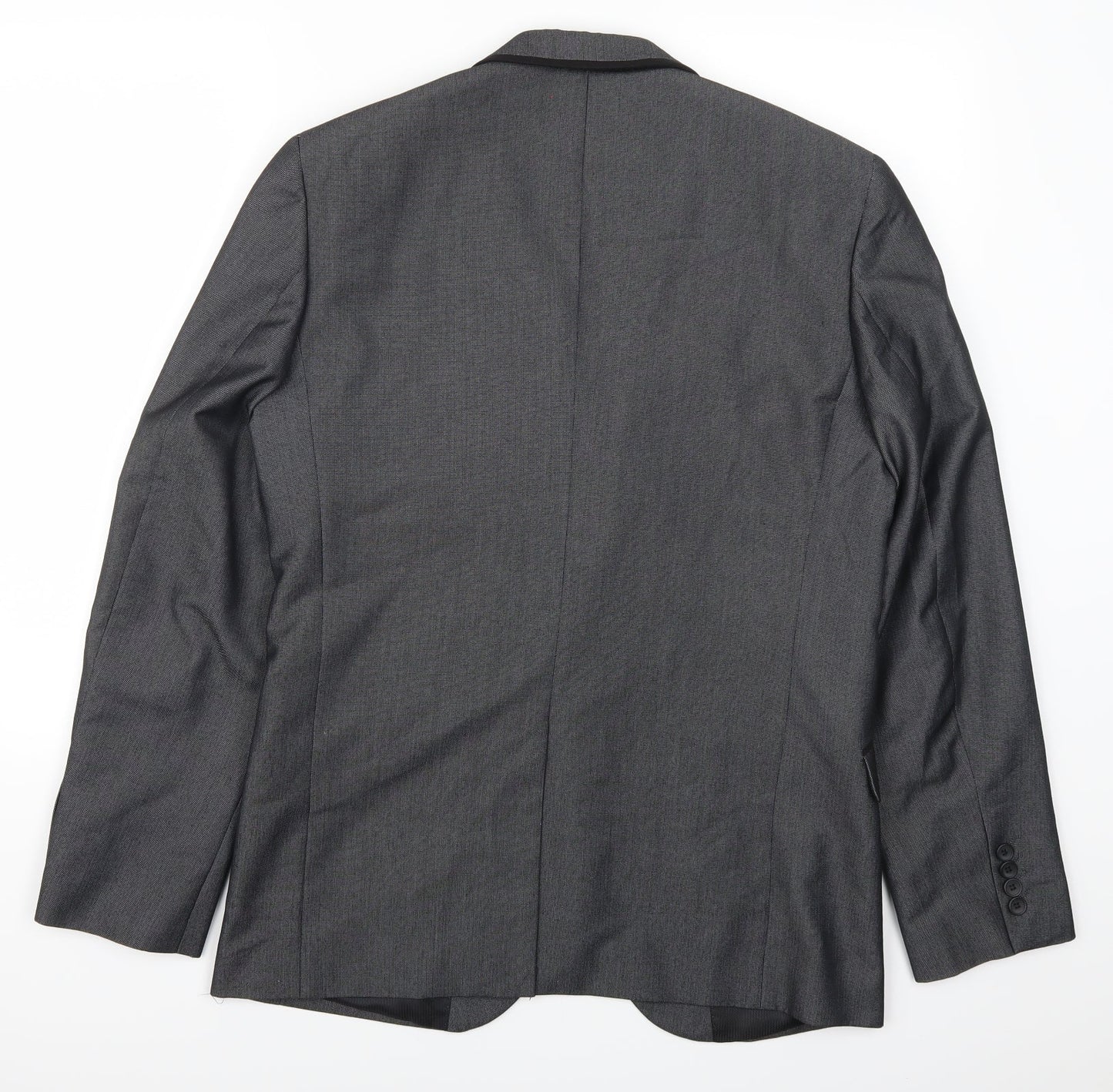Mens UK Size 40 Cedar Wood State Regular Grey Suit Jacket