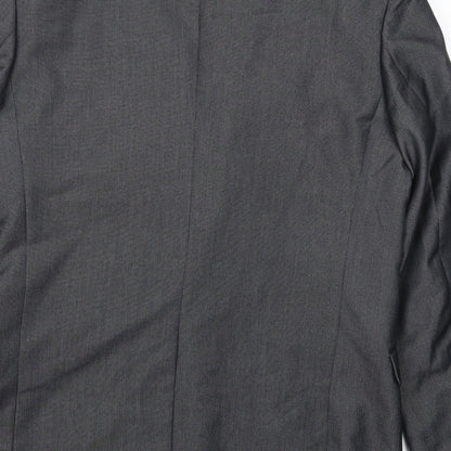 Mens UK Size 40 Cedar Wood State Regular Grey Suit Jacket