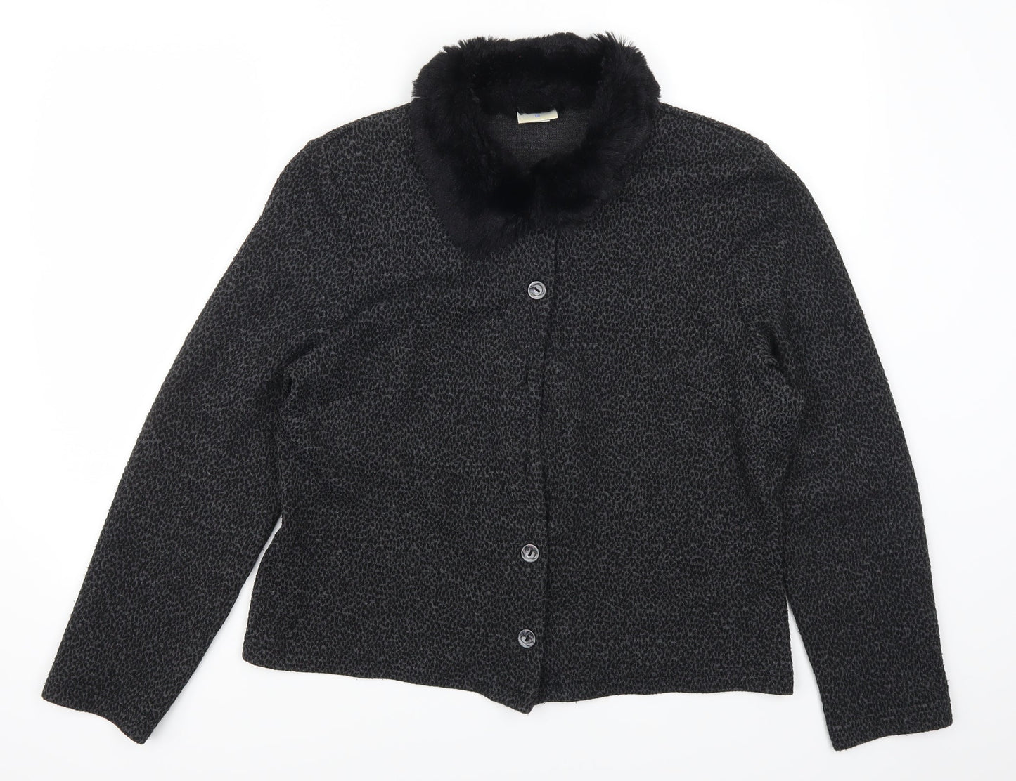 mACKAYS Womens Grey   Jacket Coatigan Size 16  - .