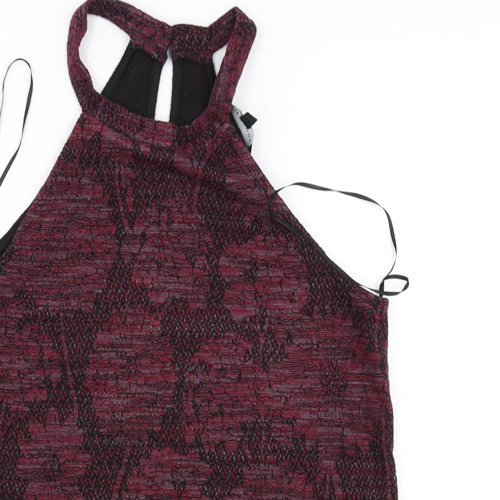 Womens UK Size 8 New Look Purple Basic Blouse