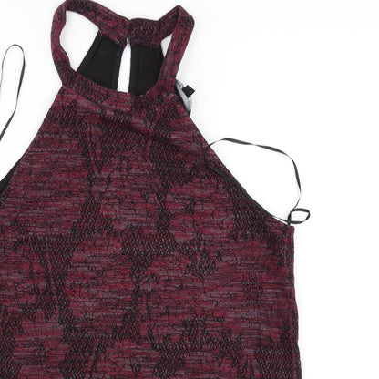 Womens UK Size 8 New Look Purple Basic Blouse