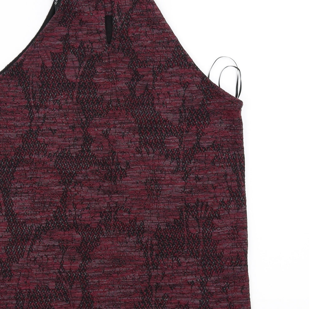 Womens UK Size 8 New Look Purple Basic Blouse