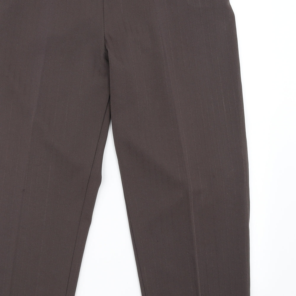 Womens UK Size 22 in Preworn Regular Fit  Brown Trousers