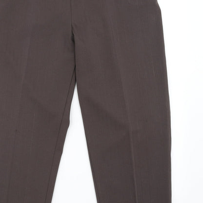 Womens UK Size 22 in Preworn Regular Fit  Brown Trousers