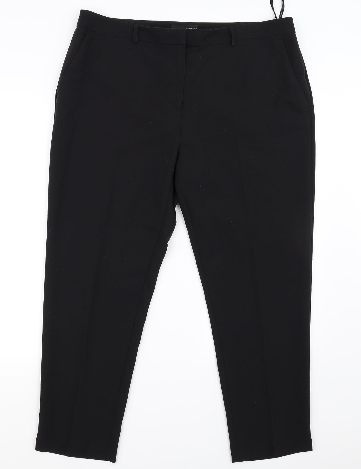Womens UK Size 12 Dorothy Perkins Regular Fit  Black Trousers