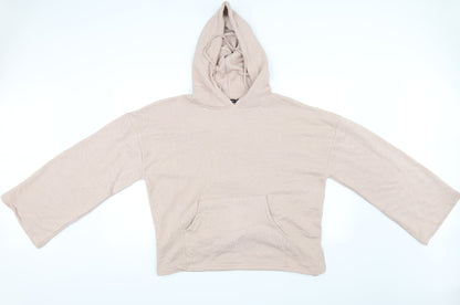 Boohoo Womens Pink   Pullover Hoodie Size XL
