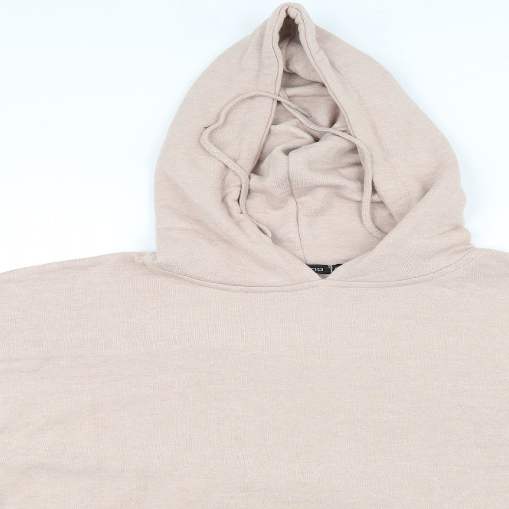 Boohoo Womens Pink   Pullover Hoodie Size XL