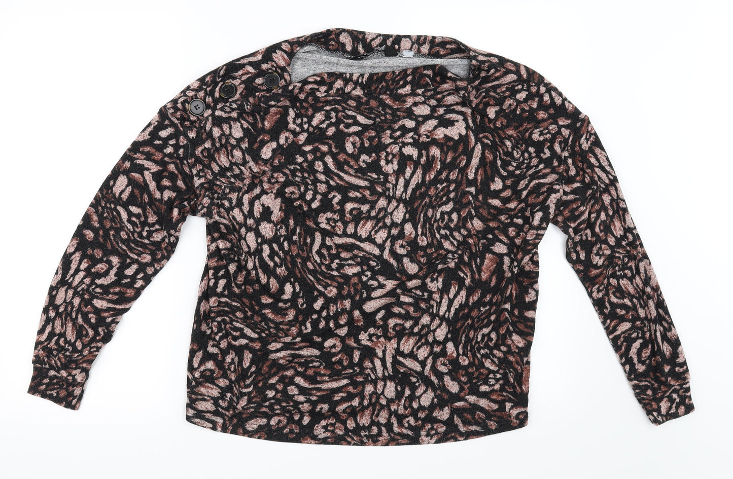 Dorothy Perkins Womens Multicoloured Animal Print  Pullover Jumper Size 10