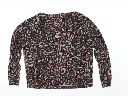 Dorothy Perkins Womens Multicoloured Animal Print  Pullover Jumper Size 10