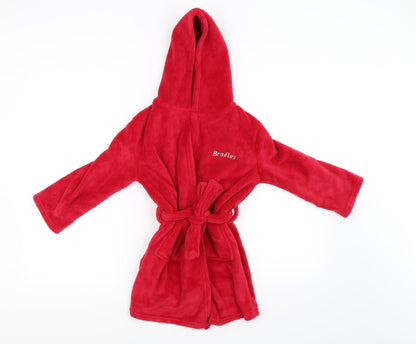 Preworn Boys Red    Gown Size 6-7 Years