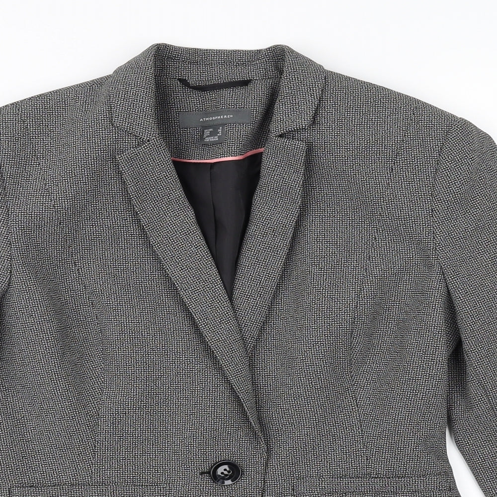 Atmosphere Womens Grey   Jacket Blazer Size 8