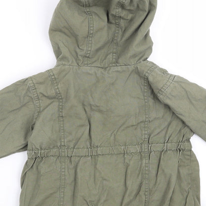 Gap Girls Green   Overcoat Coat Size 3 Years