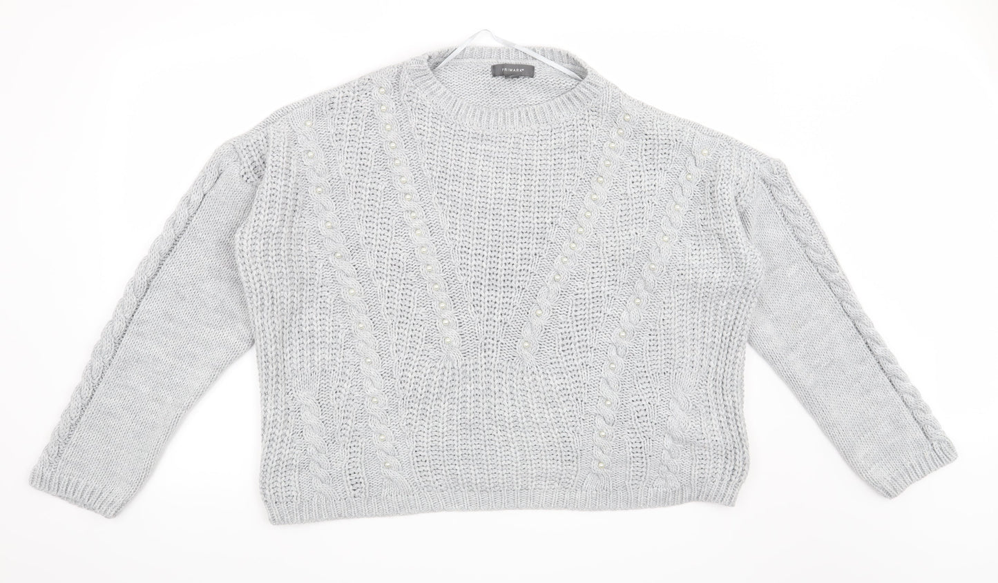 Primark Womens Grey   Pullover Jumper Size 18