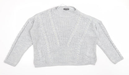 Primark Womens Grey   Pullover Jumper Size 18
