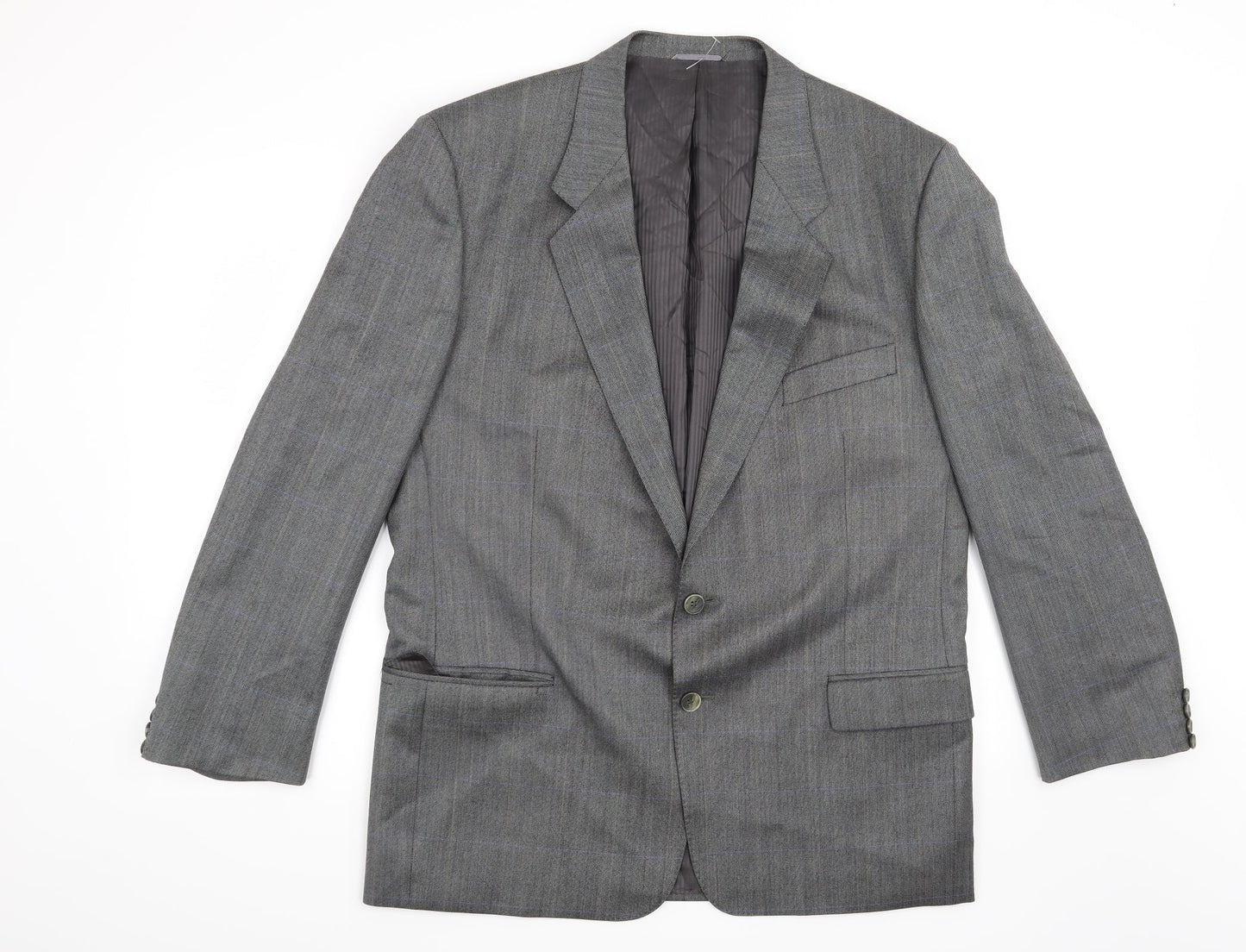 Mens UK Size M St Michael Regular Grey Suit Jacket