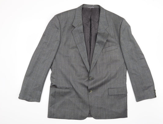 Mens UK Size M St Michael Regular Grey Suit Jacket