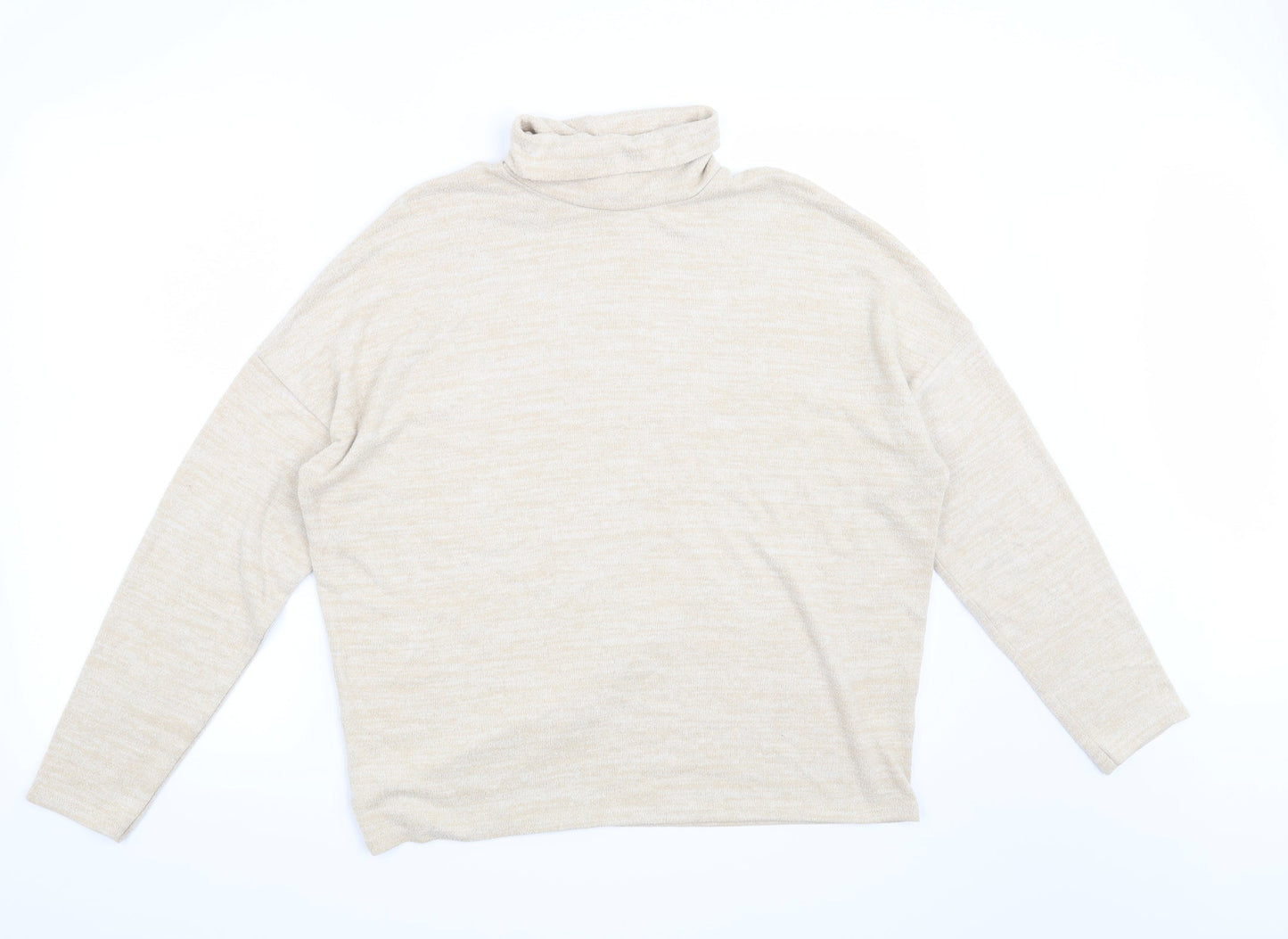 H&M Womens Beige   Pullover Jumper Size M