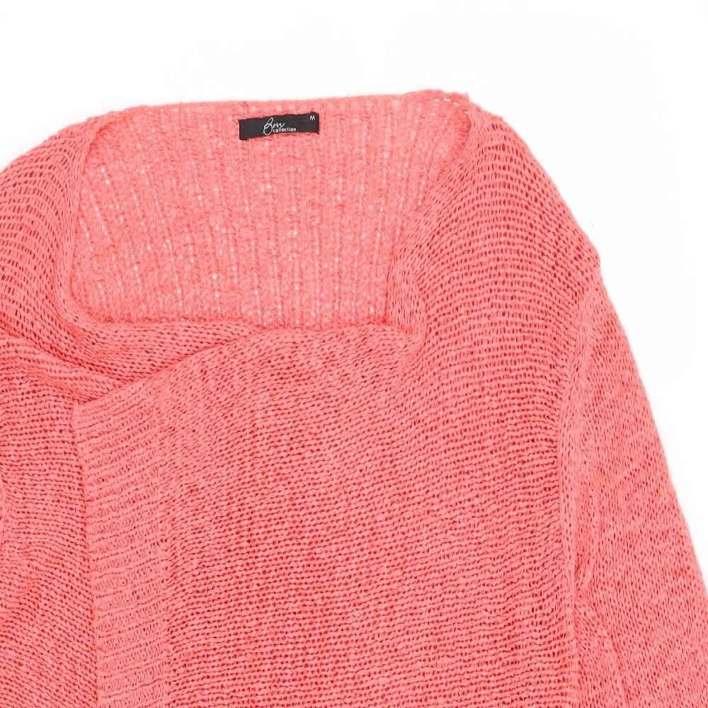 Bonmarché Womens Pink   Cardigan Jumper Size M