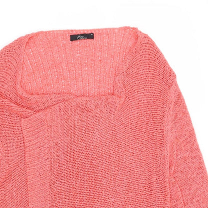 Bonmarché Womens Pink   Cardigan Jumper Size M