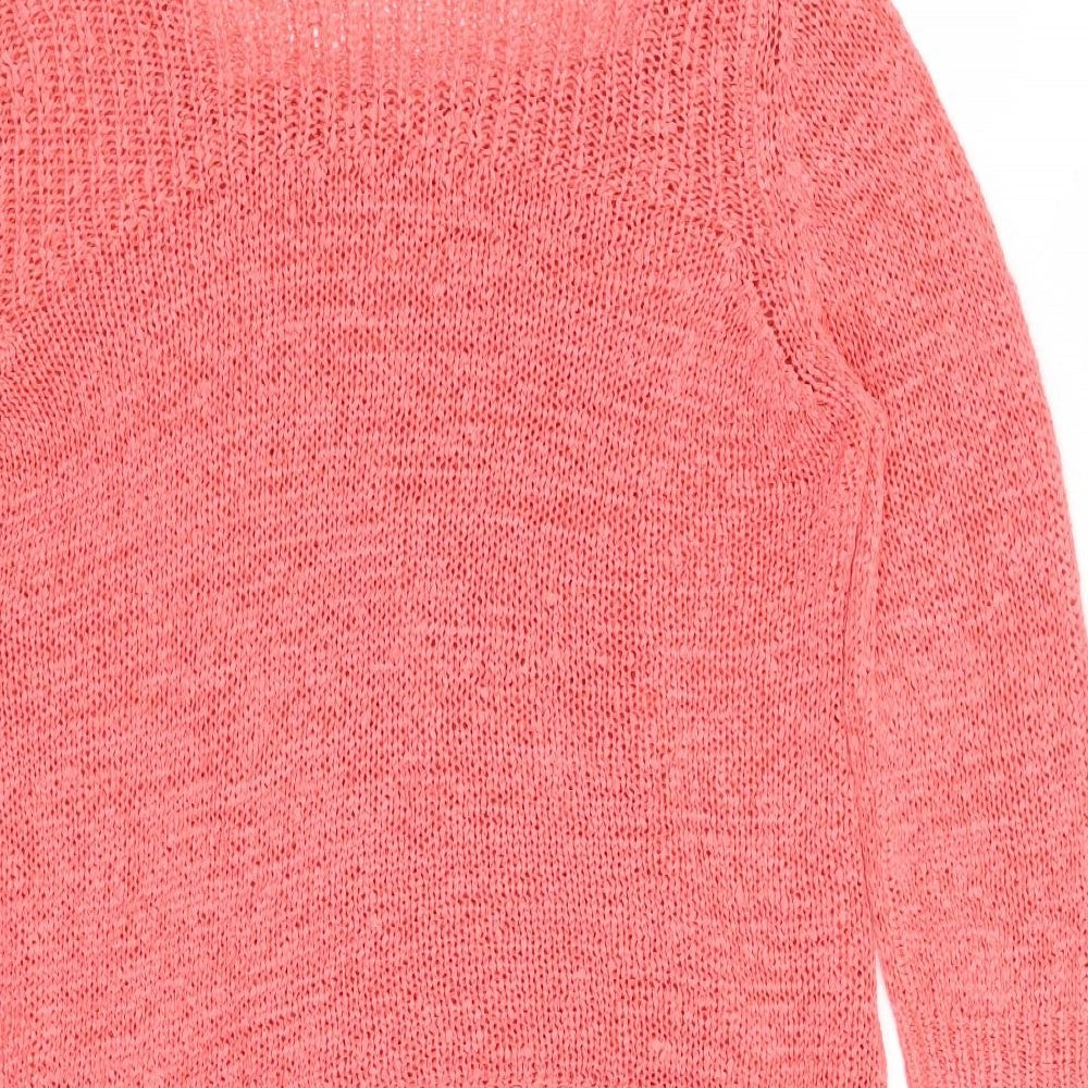 Bonmarché Womens Pink   Cardigan Jumper Size M