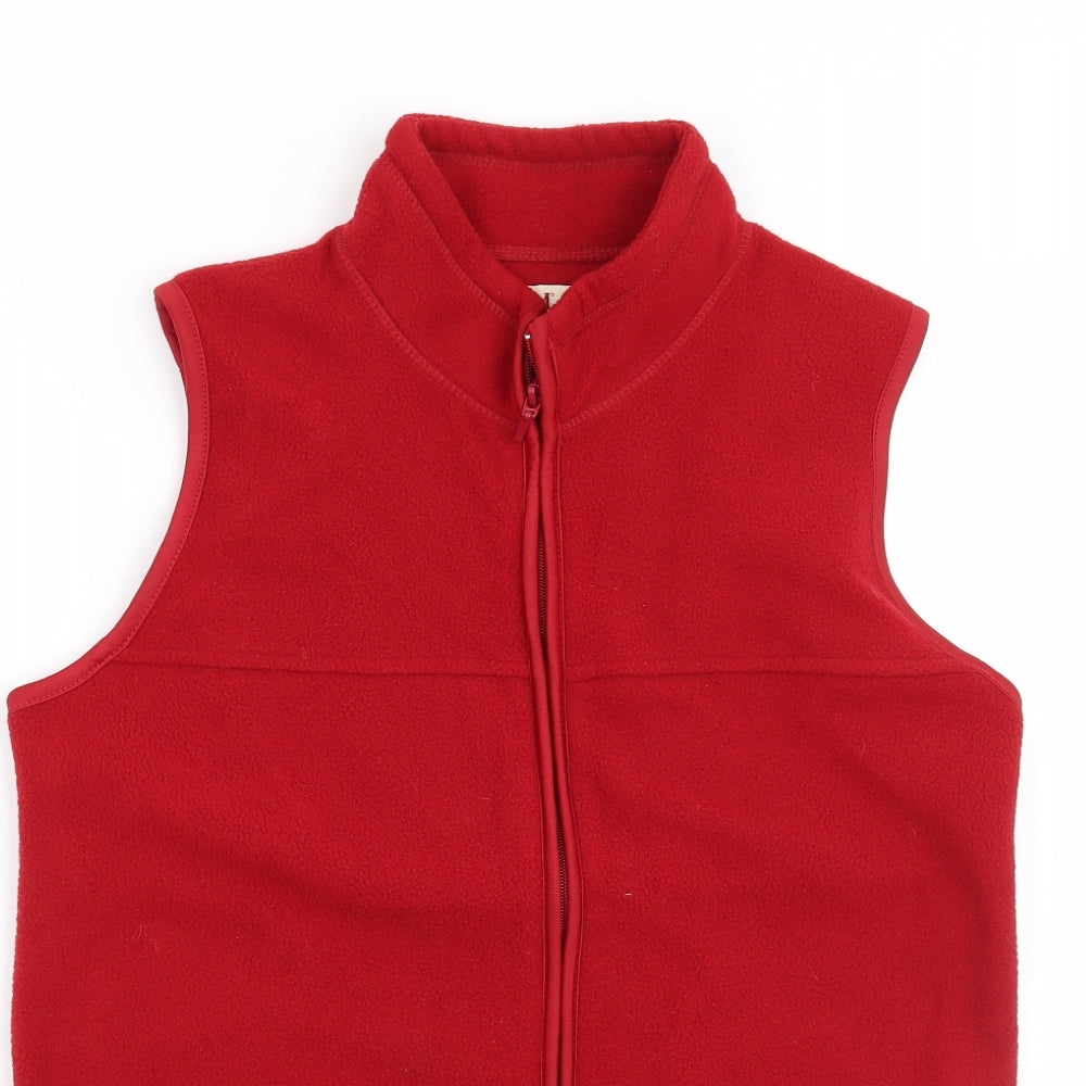 Womens UK Size 10 EWM Red Gilet