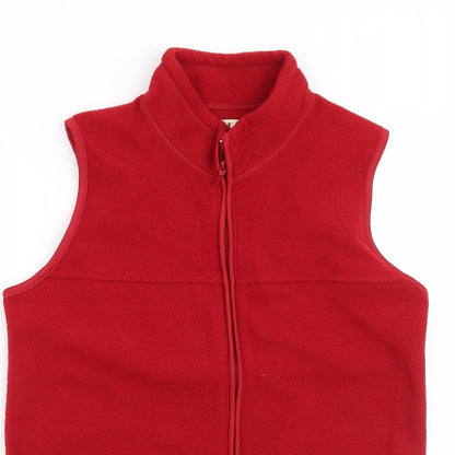 Womens UK Size 10 EWM Red Gilet