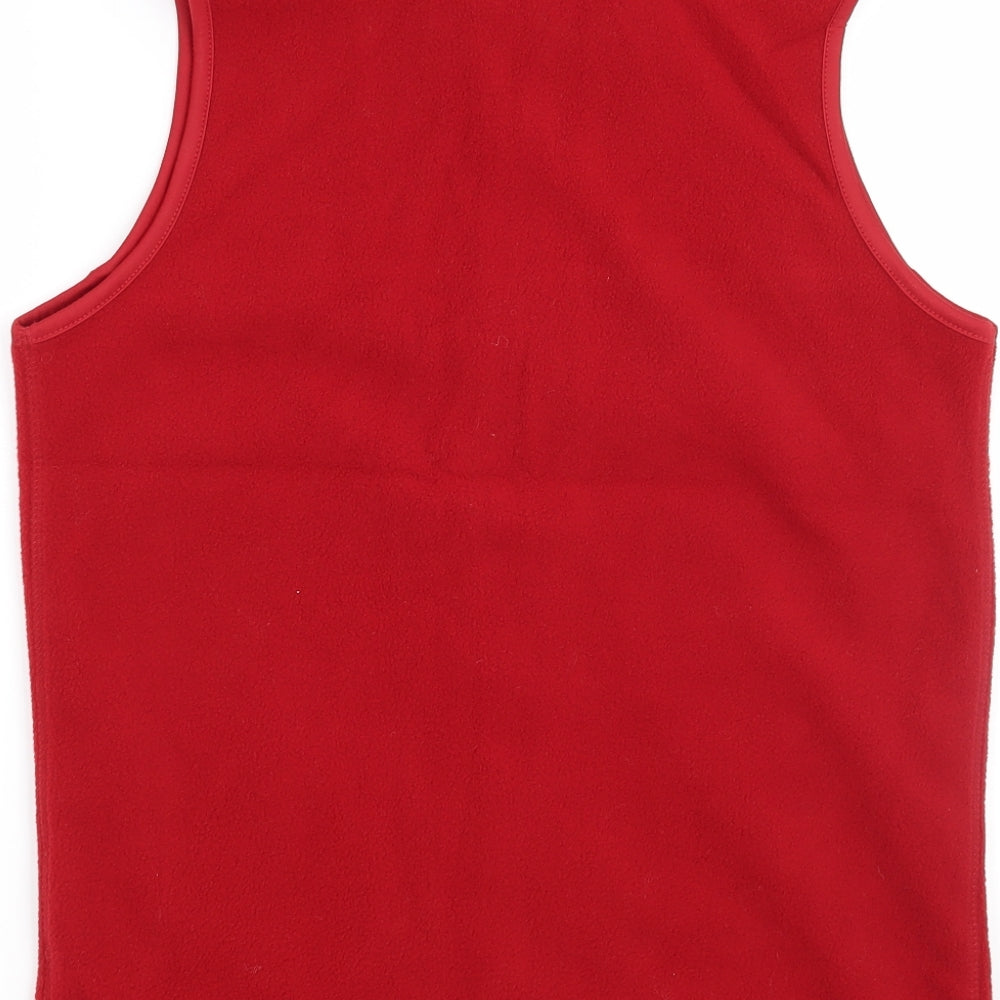 Womens UK Size 10 EWM Red Gilet