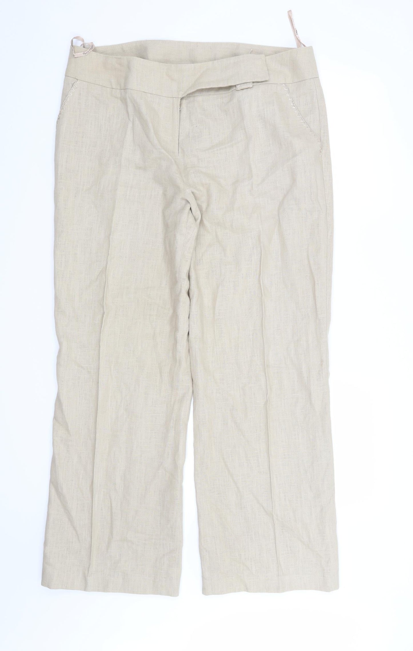 Office Girl Womens Beige   Trousers  Size 16 L30 in