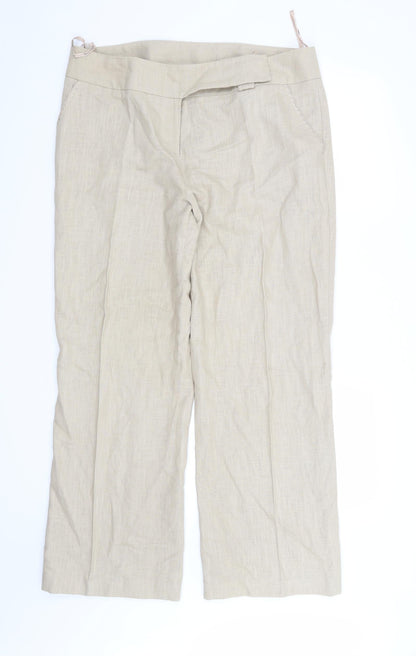 Office Girl Womens Beige   Trousers  Size 16 L30 in