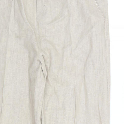 Office Girl Womens Beige   Trousers  Size 16 L30 in