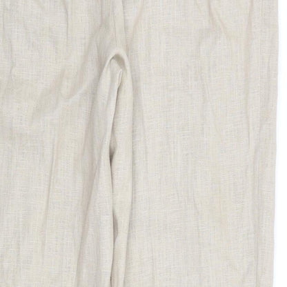 Office Girl Womens Beige   Trousers  Size 16 L30 in