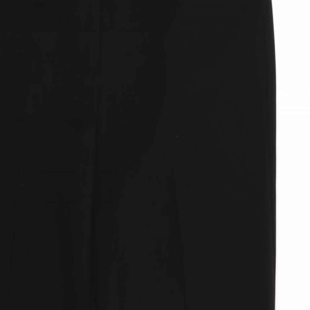 Womens UK Size 12 Marks and Spencer Regular Fit  Black Trousers