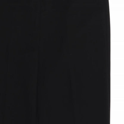 Womens UK Size 12 Marks and Spencer Regular Fit  Black Trousers