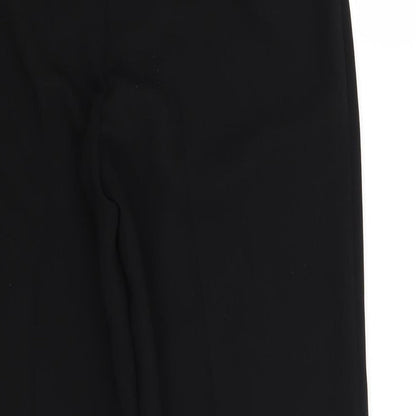Womens UK Size 12 Marks and Spencer Regular Fit  Black Trousers