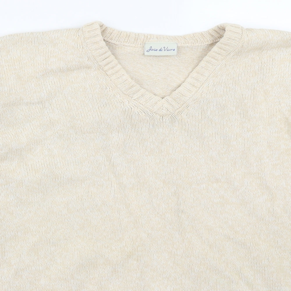 Joie de Vivre Womens Ivory   Pullover Jumper Size L
