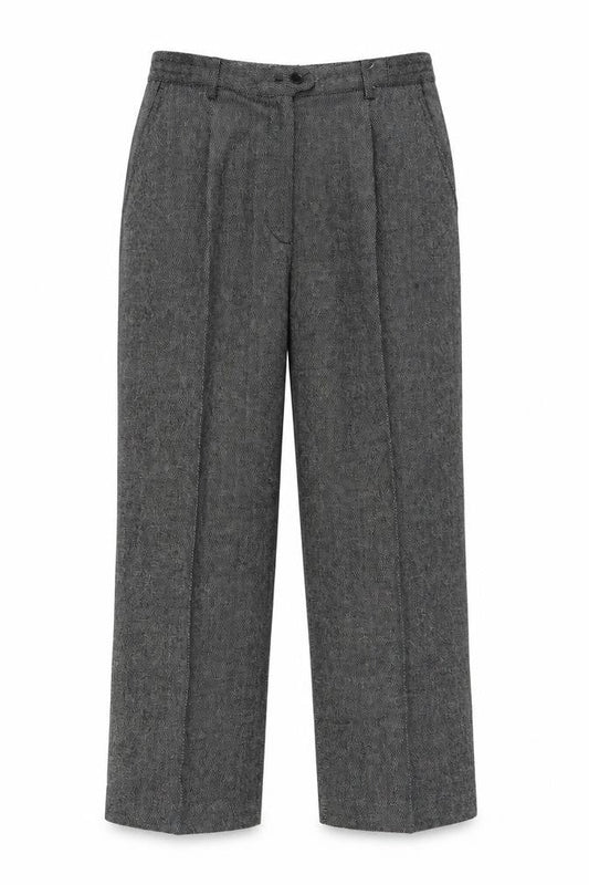 Womens UK Size 14 Oscar B Regular Fit  Black Trousers