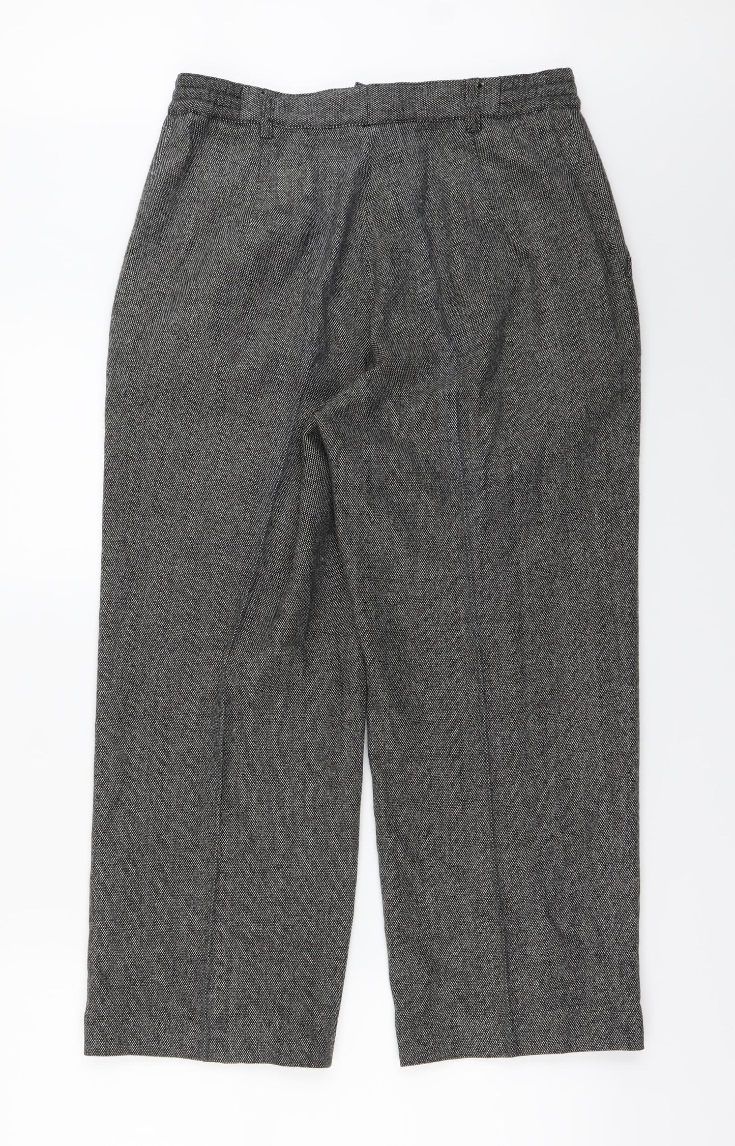 Womens UK Size 14 Oscar B Regular Fit  Black Trousers