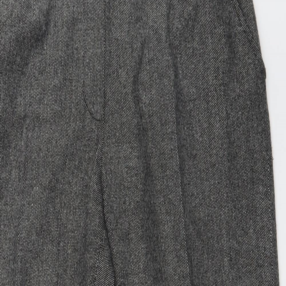 Womens UK Size 14 Oscar B Regular Fit  Black Trousers