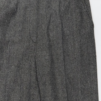 Womens UK Size 14 Oscar B Regular Fit  Black Trousers