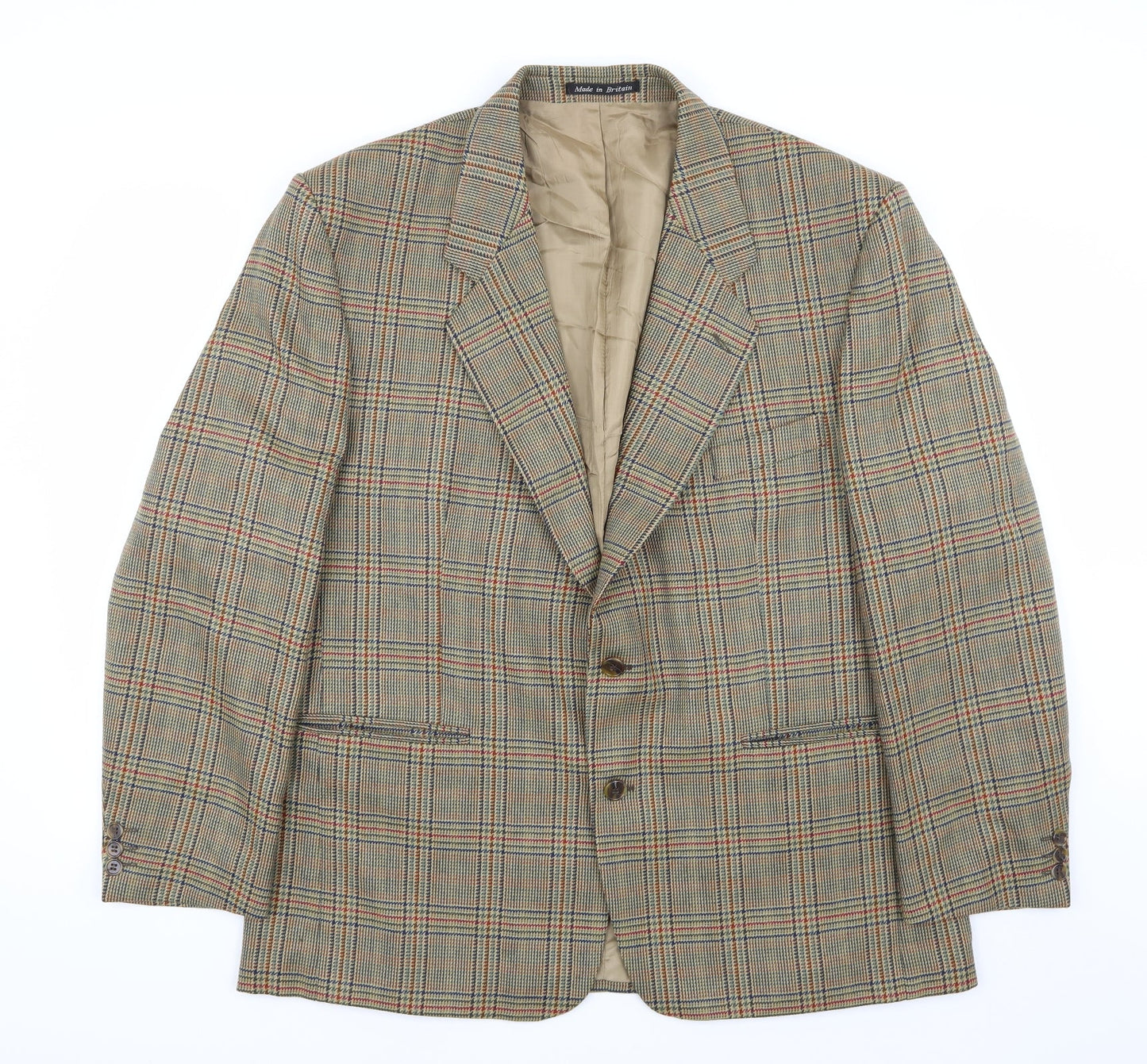 Mens UK Size 38 Greenwoods Regular Beige Suit Jacket