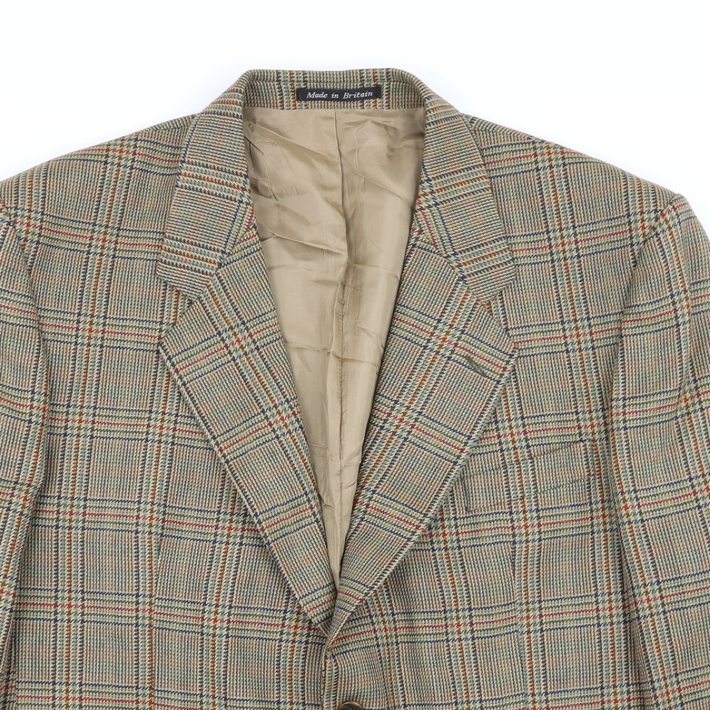 Mens UK Size 38 Greenwoods Regular Beige Suit Jacket