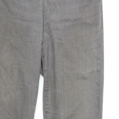 Caroll Womens Grey   Straight Jeans Size 10 L31 in