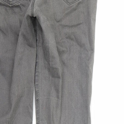 Caroll Womens Grey   Straight Jeans Size 10 L31 in