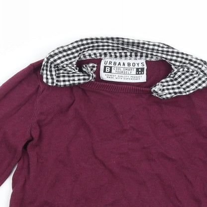 Urban boys Boys Purple   Pullover Jumper Size 6 Years