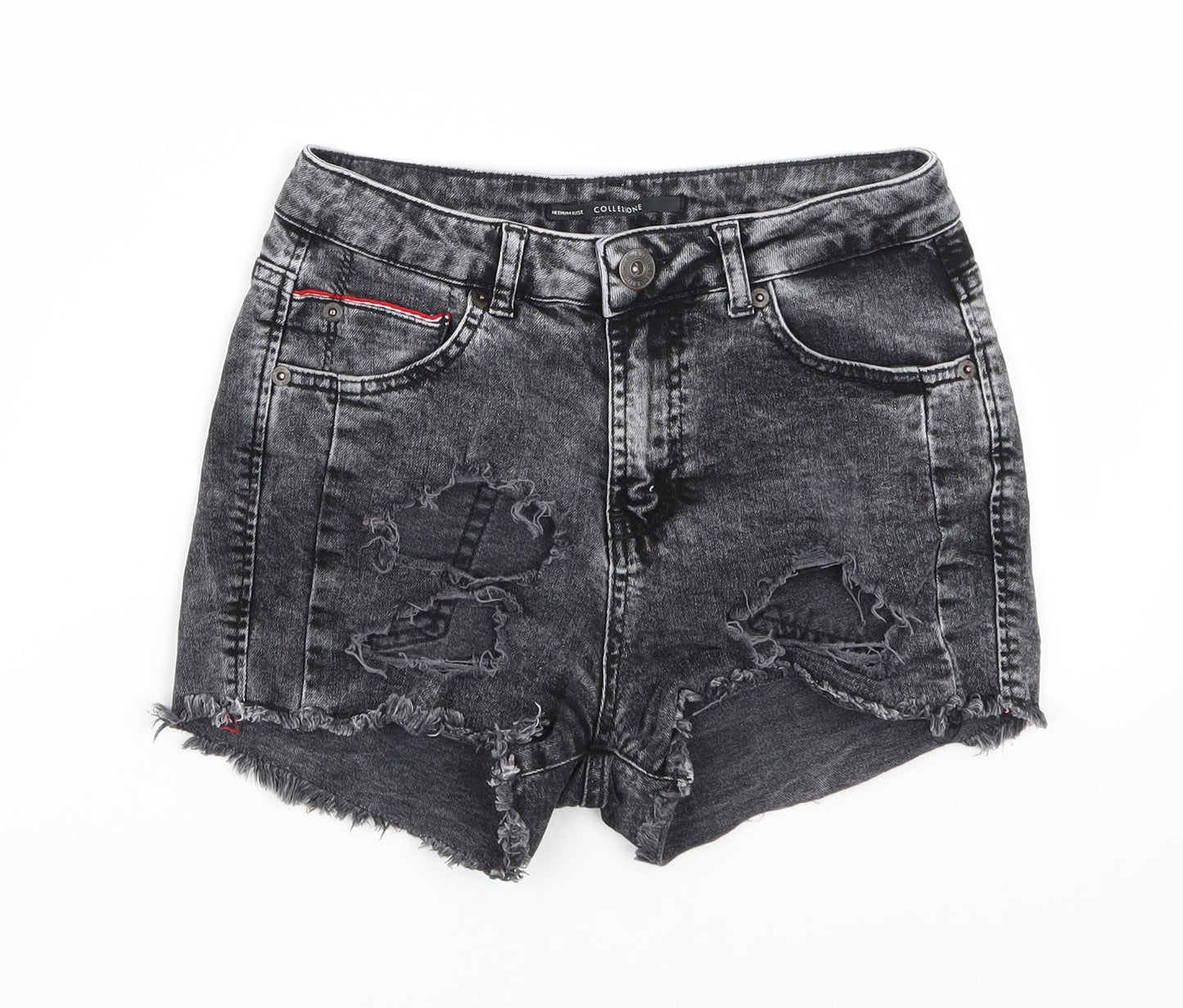 Collezione Womens Black   Hot Pants Shorts Size 8