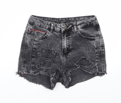 Collezione Womens Black   Hot Pants Shorts Size 8