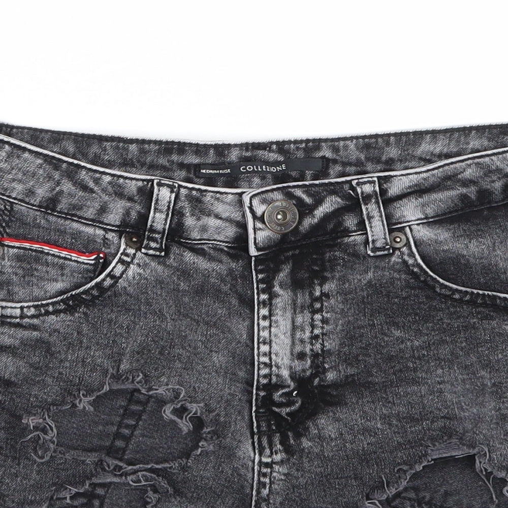 Collezione Womens Black   Hot Pants Shorts Size 8