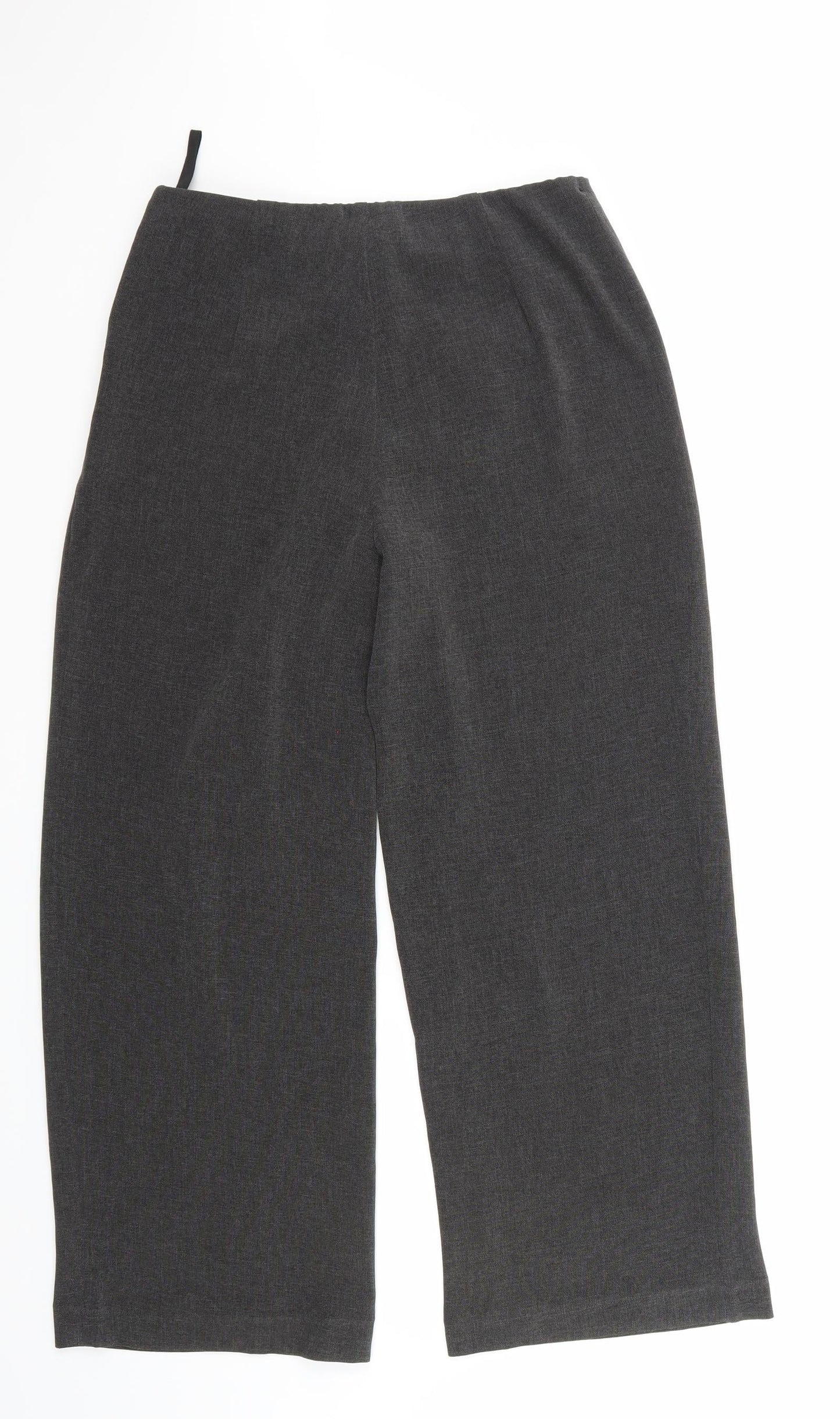 Womens UK Size 10 Marks and Spencer Regular Fit Cropped Grey Trousers